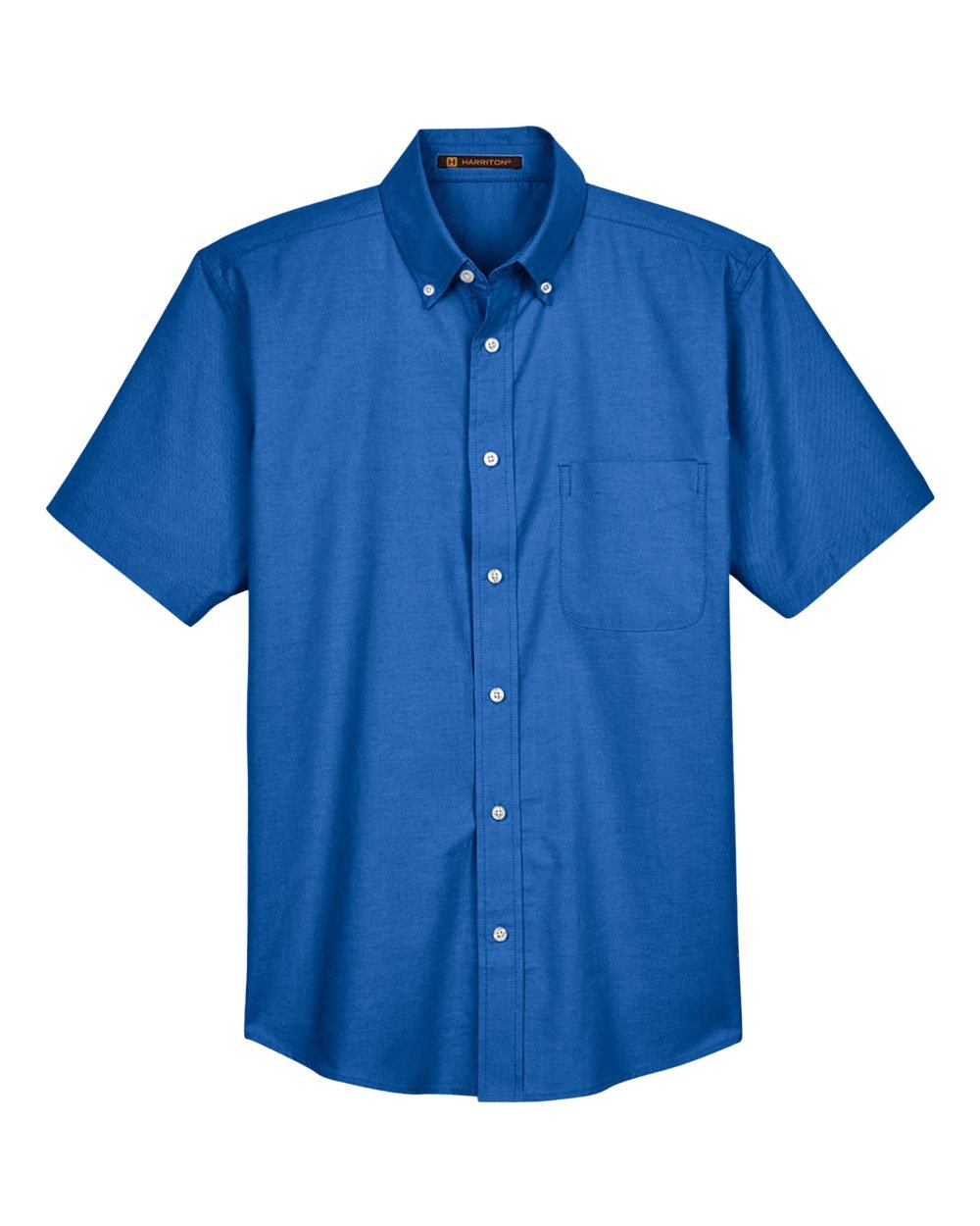 Harriton M600S Men's Oxford Short Sleeve with Stain-Release